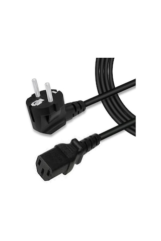Koodmax 20 Adet Bilgisayar Kasa Monitör Ekran Power Kablo Güç Kablosu - 1.5 Metre