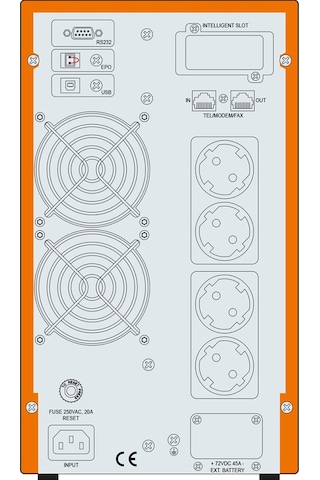 Makelsan Powerpack SE 2 KVA (4x 9 Ah) 5-10 Dk Online UPS