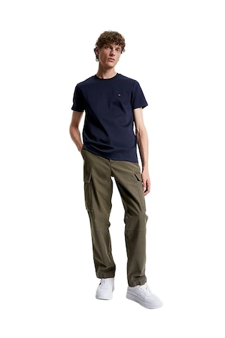 Tommy Hilfiger Klasik Sıfır Yaka T-shirt Lacivert