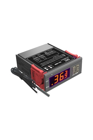 Dianziye Stc-1000 Dijital Sıcaklık Kontrol Cihazı 12v - Isıtma/soğutma Otomatik Dönüşüm, Sıcaklık Ayarı, Gecikme Ve Hata Alarmı - Akvaryum, Yumurta İnkübasyonu, Deniz Ürünleri Makinesi İçin