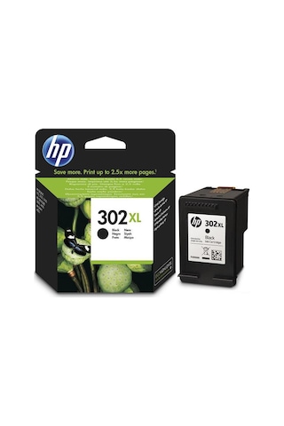 Hp Kartuş 302Xl Black Siyah F6U68Ae