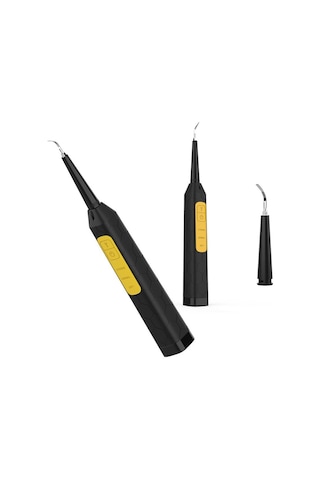 Jyq-023 Ağız Diş Temizleme Ve Bakım Aracı Ev Elektrikli Diş Aleti, Sarı Diş Ve Tütün Lekelerini Çıkarmak İçin Siyah + Diş Yüzeyi Temizleme Kafası