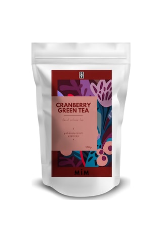 Mim Tea Cranberry Green Tea Yaban Mersinli Yeşil Çay 100 G