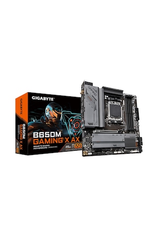Gigabyte B650M Gaming X AX AMD B650 6400 MHz (OC) DDR5 Soket AM5 mATX Anakart