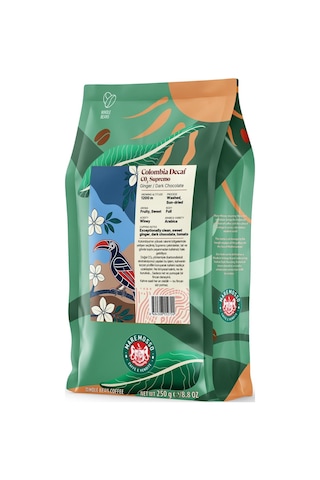 Colombia Decaf Co2 Supremo Yöresel Filtre Kahve 250 Gr. Çekirdek Kahve