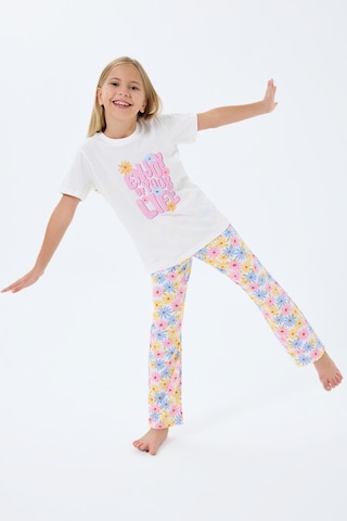 Rolypoly Kız Çocuk Beyaz Pijama Takım Rp3782-c-v1 Beyaz