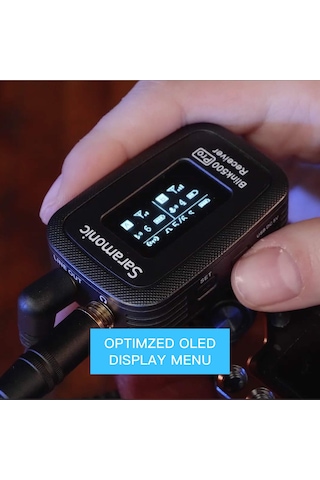 Blink500 Pro Yaka Mikrofonu Seti İçin Saramonic Blink500 Pro Kablosuz Alıcı Rx , iOS Kamera Ve Android Akıllı Telefon İle Uyumludur.