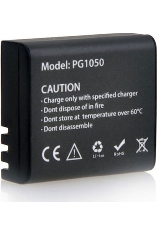 Eken H9 H9R W9 Yedek Batarya 3.7V 1050 Mah Pil