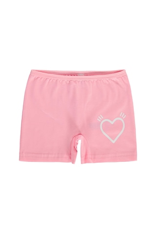 Civil Girls Cute Kalp 2-12 Yaş Kız Çocuk 2'li Boxer Çok Renkli