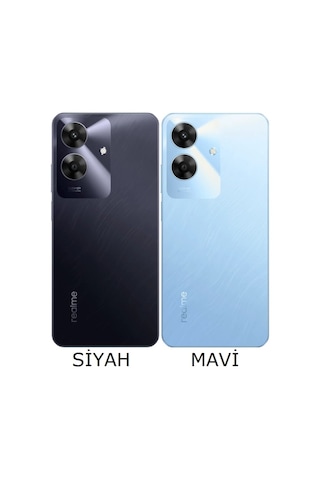 Realme Note 60 Rmx3933 Kasa Arka Kapak Pil Kapağı Siyah