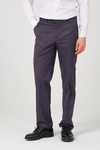 Erkek Regular Fit Kumaş Pantolon Füme