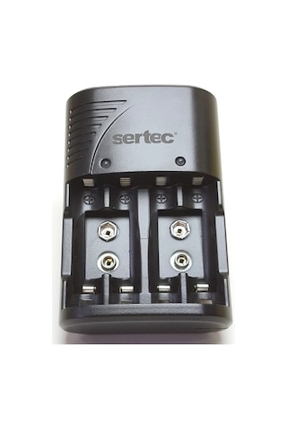 Sertec C802 Universal 4'lü Hızlı Pil Şarj Aleti Kalem-Ince-9 V N11.349