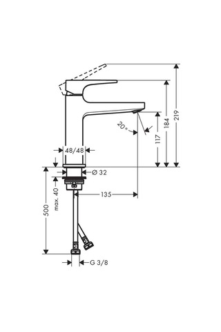 Hansgrohe Metropol Lavabo Bataryası