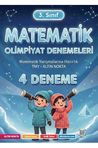 Altın Nokta Yayınları 3.sınıf Bilsem-kanguru-olimpiyat Sınavlarına Hazırlık Seti 4 Kitap