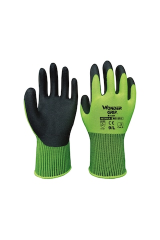 Youmex Wg-501 Nitril İş Eldiveni - Dayanıklı, Nefes Alabilir, Bahçe Ve Ev İşleri İçin - Floresan Sarı L Beden