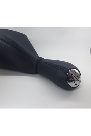 Clio 4 Vites Topuzu (Siyah Deri & Siyah Dikiş)