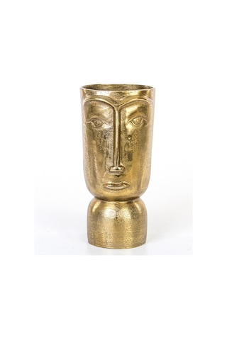 Euro Flora Metal Surat Vazo 16.5x37 Cm Dore