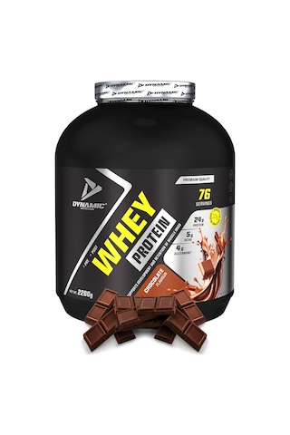 Dynamic Whey Protein Tozu - 2280 G - 76 Servis - Sindirim Enzimli