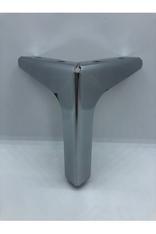 Metal,12 9 9 Cm Krom Kaplama , Koltuk,baza Mobilya Ayağı 4 Adet