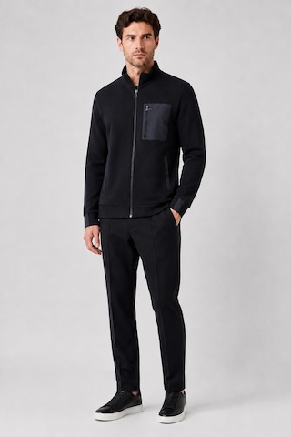 Alexandergardi Cep Detaylı Fermuarlı Dik Yaka Sweatshirt Siyah