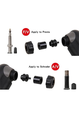 Rectus Yol Mtb Şehir Bisikleti Mini Pompa İnce Kalın Araba Sibop