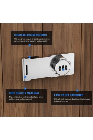 Springsun Çocuk Güvenliği İçin 180 Derece Dönebilen Çiftli Kasa Kilit Seti - 2 Adet