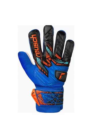 Reusch Attrakt Starter Solid Çocuk Kaleci Eldiveni 5572514-4467 Mavi - Siyah