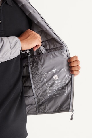 Ac&Co / Altınyıldız Classics Standart Fit Normal Kesim Dik Yaka Erkek Mont - Gri