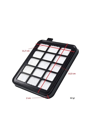 Arnica Mila/pikaet14400/pikaet14401 Uyumlu Süpürge Hazne Filtre Yeni Tip