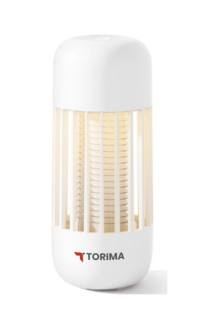 Torima Ssk-11 Beyaz Şarjlı Uv Işıklı Elektrikli Sivrisinek Öldürücü Lamba Sinek Kovucu Sineksavar 1 Adet