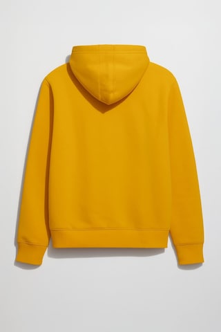 Markapia Erkek Fermuarlı Kapüşonlu İçi Polarlı Sweatshirt Sarı S