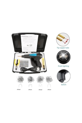 Trendooze Zımba Uçlu Tampon Tamir Sıcak Plastik Parça Makinesi Kaynak 70w 600 Gw