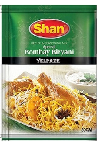 Yelpaze Shan Bombay Biryani Basmati Pilav Baharatı 30 G