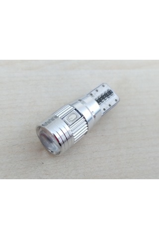 T10 Dipsiz Led Ampul 4adet Metal Canbus Mavi 12v T10 Park, Sinyal, Plaka Ampulu