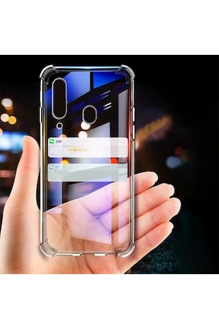 Galaxy Uyumlu A40 Nitro Anti Shock Silikon Kılıf