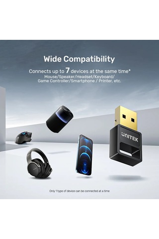 Unıtek Bluetooth 5.3 Mını Usb Adaptör B105b