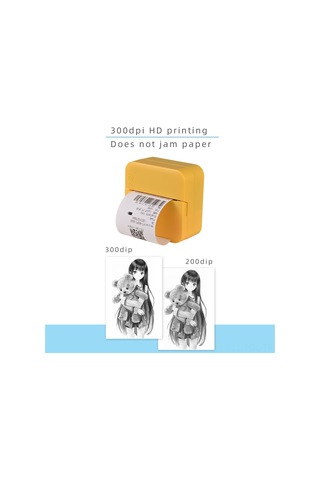 Padalink P7 Mini Termal Yazıcı 57mm, Bluetooth İle Bağlanabilir, Siyah-beyaz Baskı, Not/resim/yazı Yazdırır, 1000mah Pil, Pembe