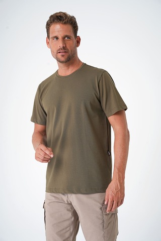 Mecanık Casual Neo Organic T-shirt Haki