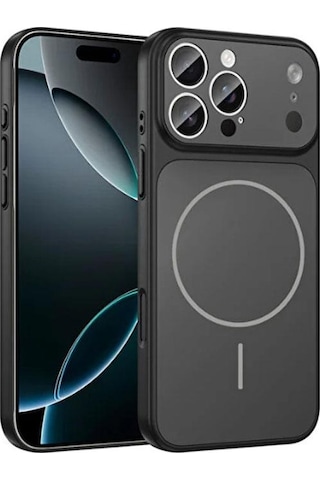 Apple iPhone 16 Uyumlu Ag Glass Koruyucu Kılıf 17 Pro Max Görünümlü Lacivert