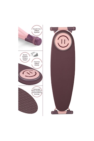 Perilla Premium Ütü Masası İronika Kalın Borulu Kurutmalık Set