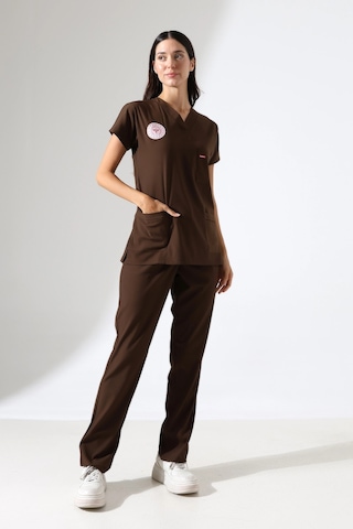 Bflex Unisex Likralı Yarasa Kol Takım - 6436 Kahve