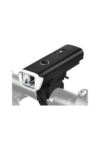 Forte Gt 6135 Bisiklet Feneri Usb Şarjlı Far 6 Modlu Bisiklet Ön Işık Siyah Siyah