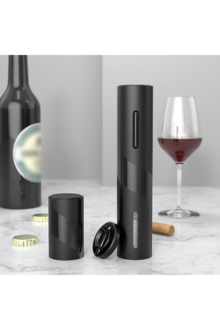 Ulzyvf Pratik Şişe Açacağı - Kolay Kullanım Siyah Bira, Şarap Ve Soda Kapakları İçin Siyah