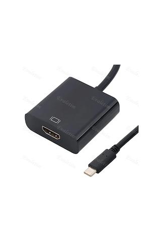 Usb 3.1 Type-C To Hdmi 4492A Çevirici Dönüştürücü Adaptor Kablosu