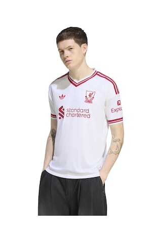 Whıte Adidas Liverpool Erkek Futbol Forma Ka6860 beyaz