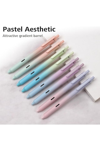 0.7 Mm Mavi Jel Mürekkepli Pastel Renk Gövde Amerika Üretim Yüksek Kalite Iade Garantili Writech Diğer