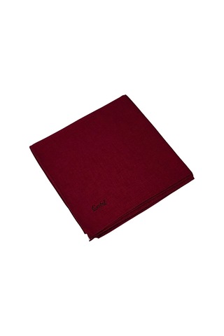 Mim Eşarp Enba Pamuklu Şifon Düz Renk Eşarp 100x100 Cm Şık Ve Hafif Tasarım Bordo