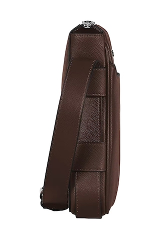 Montblanc Sartorial Deri Dikey Çapraz Postacı Çantası 222933 Kırmızı