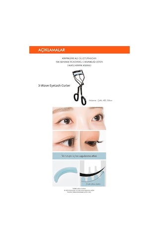 Missha 3-Wave Eyelash Curler 3 Kat Güçlü Kirpik Kıvırıcı