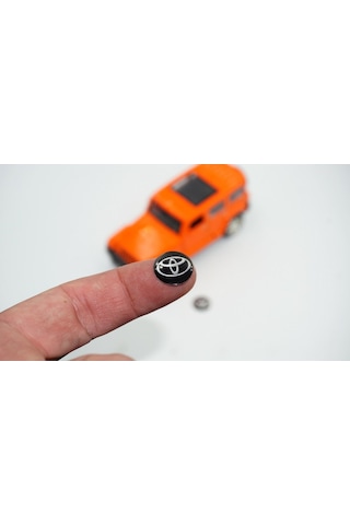 Toyota Uyumlu Oto Anahtar 3M Metal Alaşım Logo 2Li Set